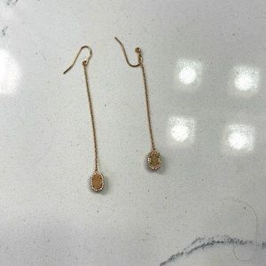 Kendra Scott bridal collection, rose gold with cream druzy stones, never worn